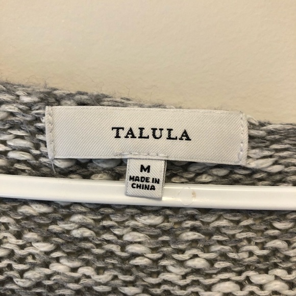 Grey and White Knit Sweater - Picture 2 of 2